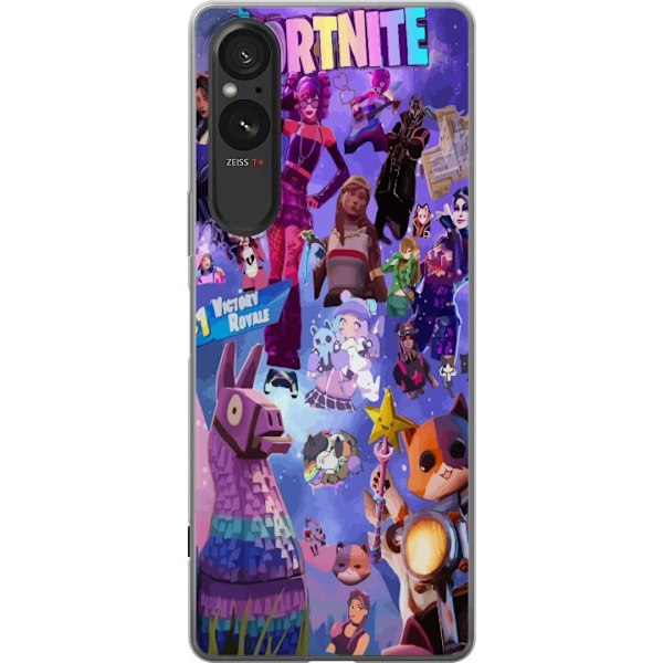 Sony Xperia 5 V Gennemsigtig cover Fortnite