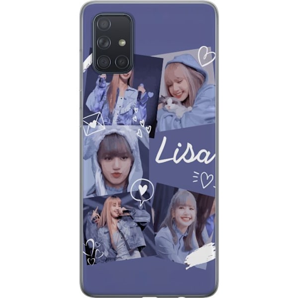 Samsung Galaxy A71 Gennemsigtig cover Lisa Blackpink – Aesth
