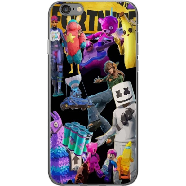 Apple iPhone 6 Gennemsigtig cover Fortnite