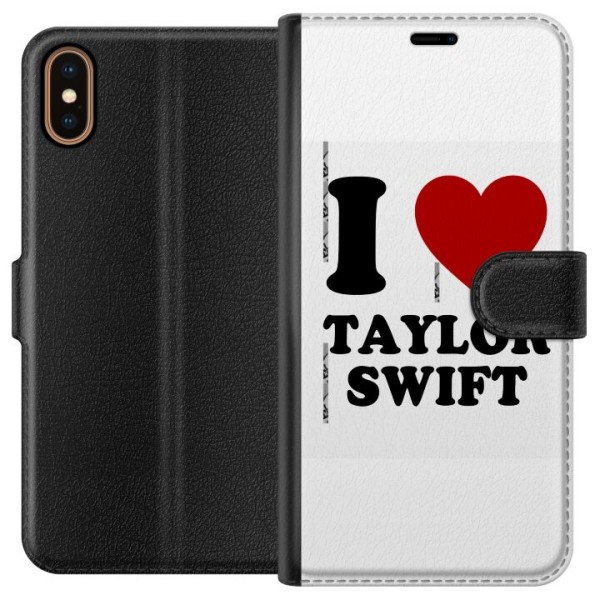 Apple iPhone X Lompakkokotelo Taylor Swift