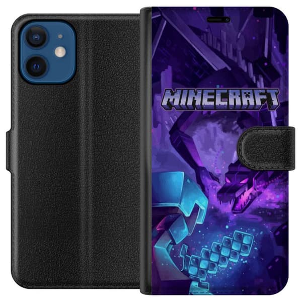 Kompatibelt Plånboksfodral till Apple iPhone 12 mini Minecraft