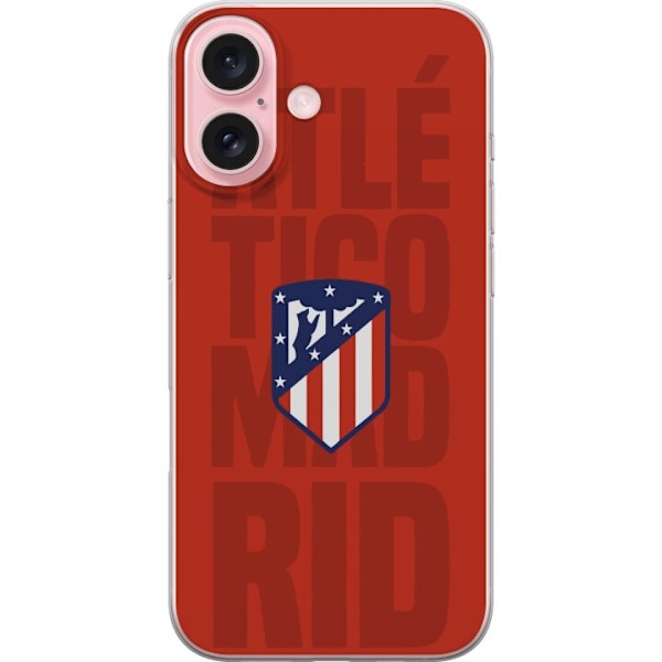 Apple iPhone 16 Gjennomsiktig deksel Atlético Madrid