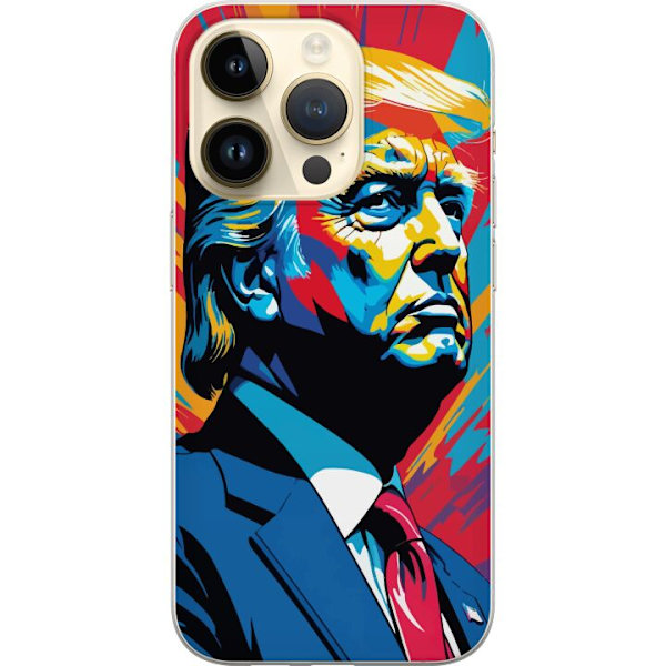 Apple iPhone 15 Pro Läpinäkyvä kuori Trump