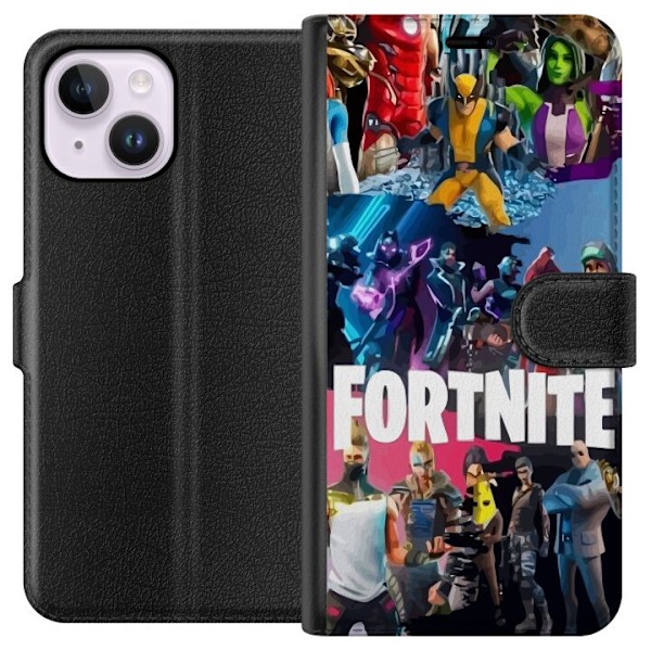 Apple iPhone 15 Plus Lompakkokotelo Fortnite