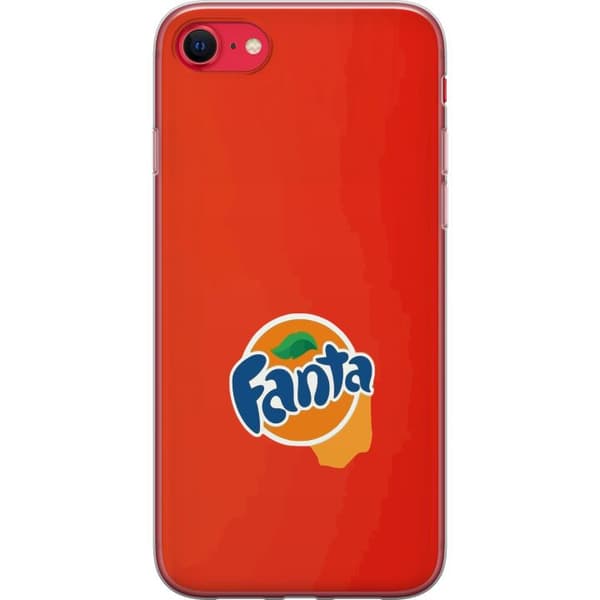 Kompatibelt Mobildeksel til Apple iPhone SE (2022) Minimalistisk appelsinbrus-inspirert design oransje