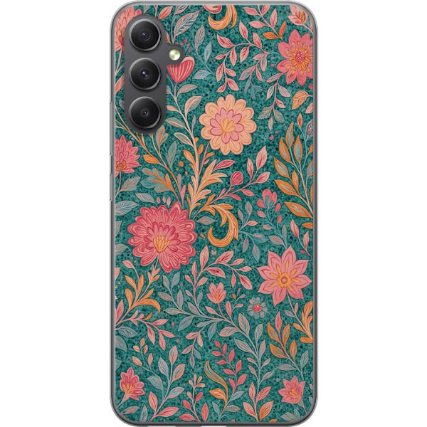 Samsung Galaxy S23 FE Gjennomsiktig deksel Floral Dream