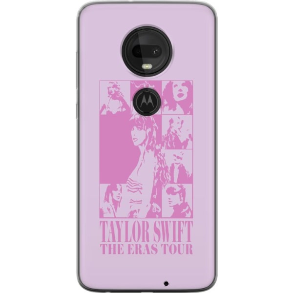 Motorola Moto G7 Genomskinligt Skal Taylor Swift - Pink