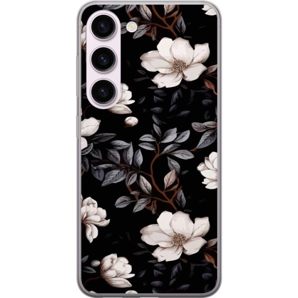 Samsung Galaxy S23 Genomskinligt Skal Blommor Floral