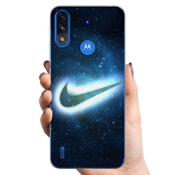 Motorola Moto E7 Power TPU Matkapuhelimen kuori Nike