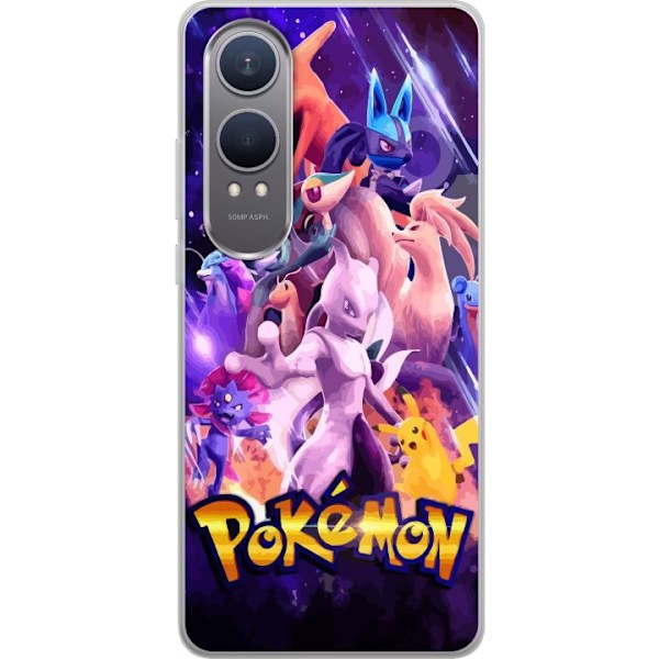 OnePlus Nord CE4 Lite Gjennomsiktig deksel Pokémon