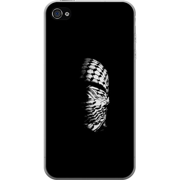 Apple iPhone 4 Läpinäkyvä kuori Keffiyeh-kuviointi - klassi