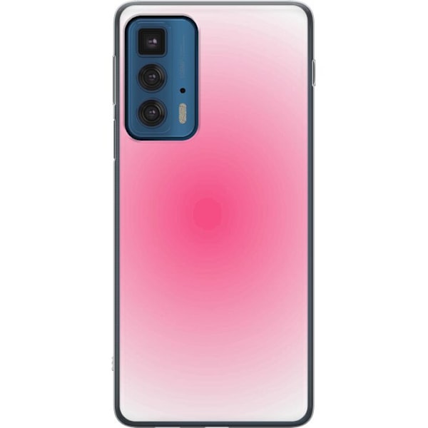 Motorola Edge 20 Pro Gjennomsiktig deksel Rosa Sky