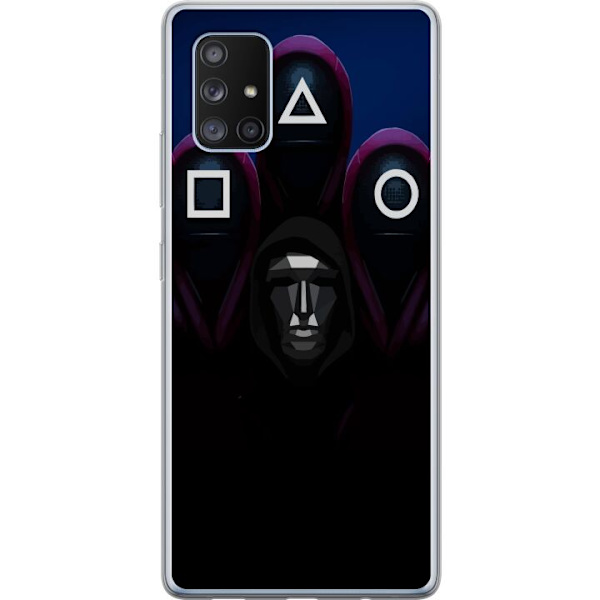 Samsung Galaxy A71 5G Läpinäkyvä kuori Squid Game Kausi 3 Uudet Ikoni Suosittu Sarja TV Motiivi Aasialainen Draama Trendikäs Graafinen Suunnittelu