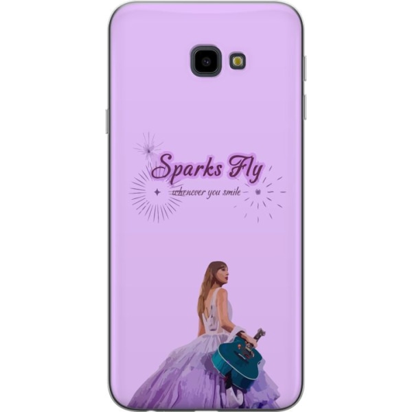 Samsung Galaxy J4+ Gennemsigtig cover Taylor Swift - Sparks Fl