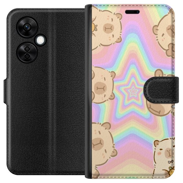 OnePlus Nord CE3 Plånboksfodral Kawaii Capybara Galaxy Söt A