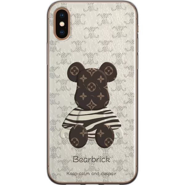Kompatibel Mobilcover til Apple iPhone XS Bearbrick Design Legetøjsfigur Samlerobjekt