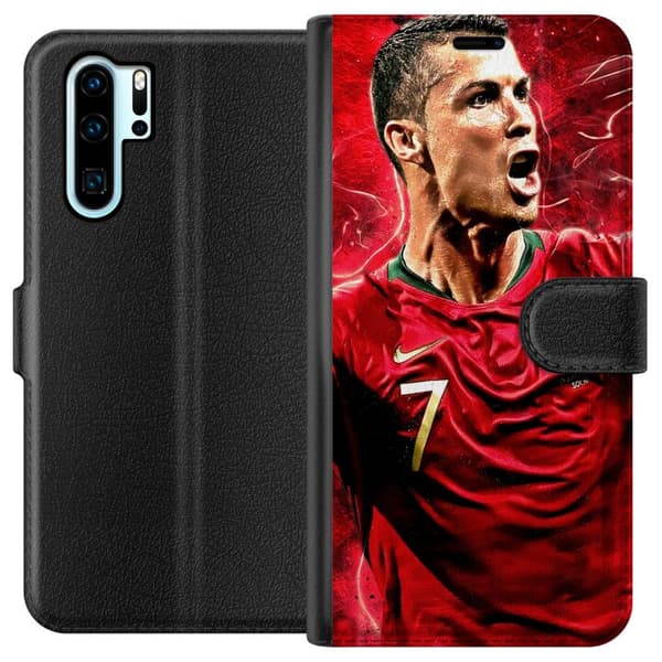 Kompatibelt Lommeboketui til Huawei P30 Pro Ronaldo