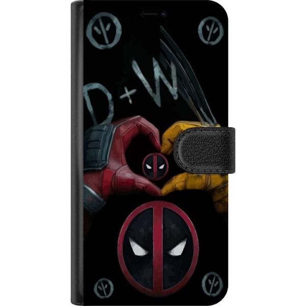 Apple iPhone 7 Lompakkokotelo Deadpool & Wolverine Rakkaus