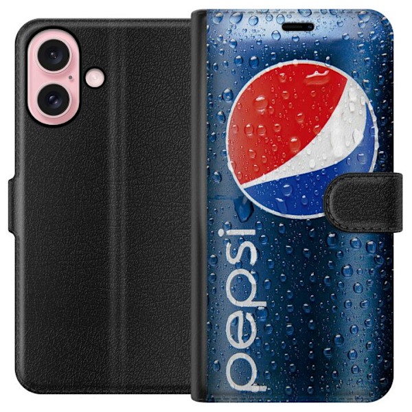 Apple iPhone 16 Lommeboketui Pepsi Can