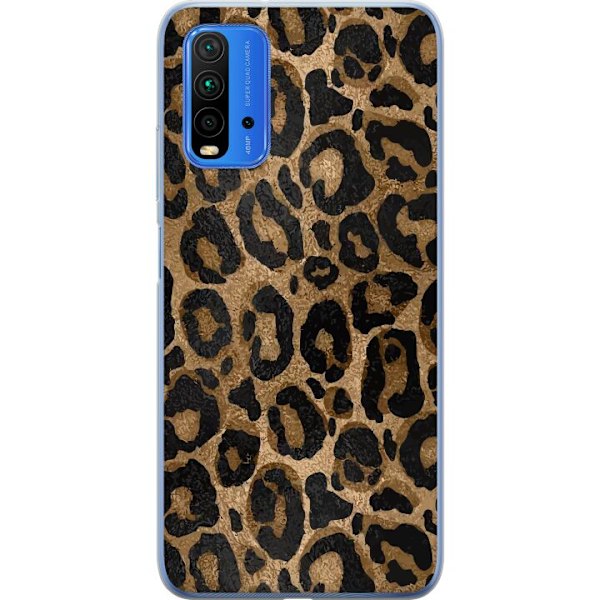 Xiaomi Redmi Note 9 4G Läpinäkyvä kuori Leopard Luxe