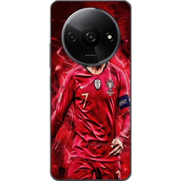Xiaomi Redmi A3 Genomskinligt Skal Ronaldo Skills – CR7 Design för Äkta Supporters