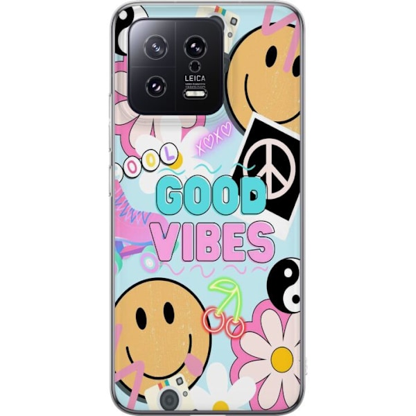 Xiaomi 13 Genomskinligt Skal Good Vibes