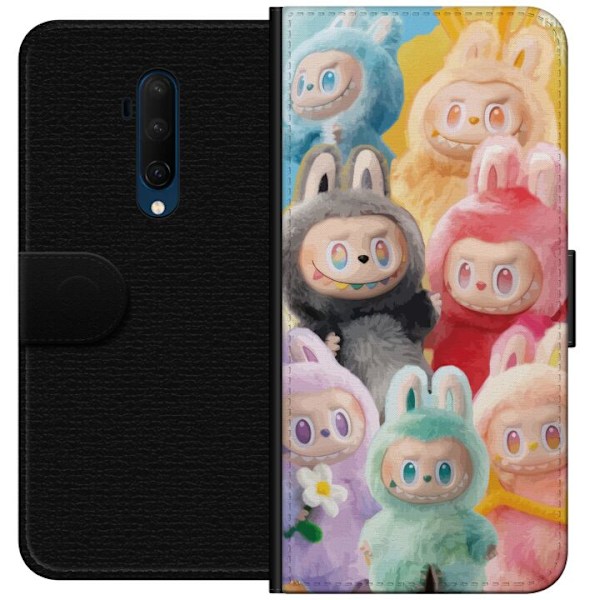 OnePlus 7T Pro Plånboksfodral Labubu Sketch Style – Handrit