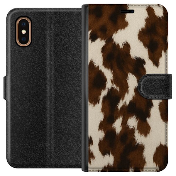 Apple iPhone XS Max Lompakkokotelo Värisuihku