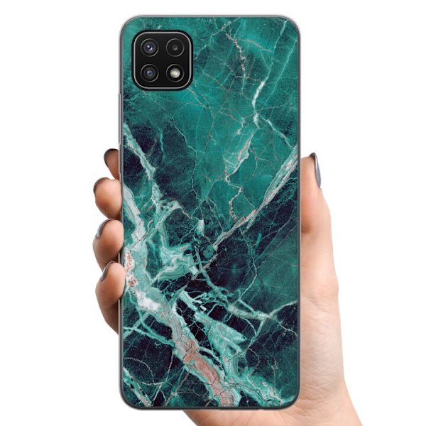 Samsung Galaxy A22 5G TPU Mobilskal Marmor