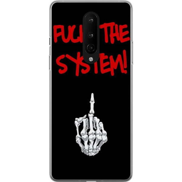 OnePlus 8 Genomskinligt Skal Fuck System