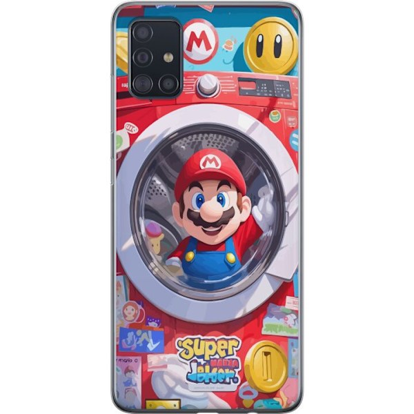 Samsung Galaxy A51 Gennemsigtig cover Mario