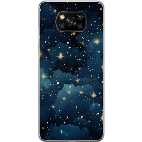 Kompatibelt Mobilskal till Xiaomi Poco X3 NFC Stjärnor på himlen