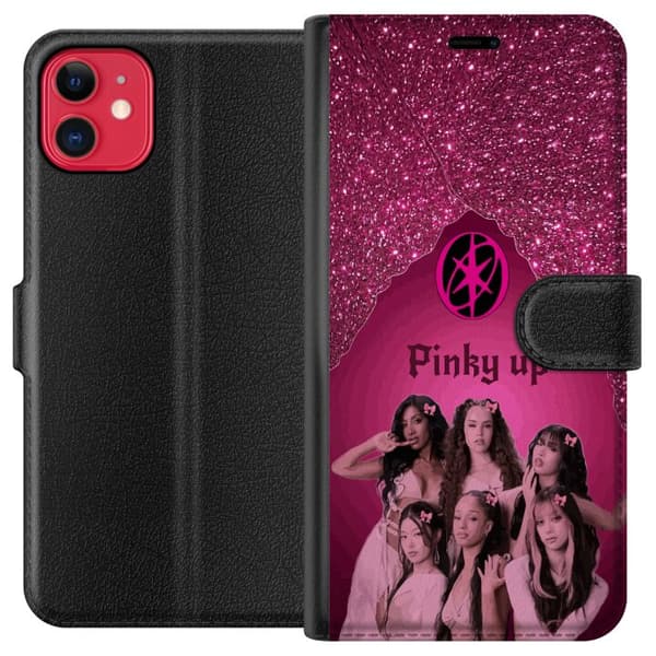 Kompatibelt Plånboksfodral till Apple iPhone 11 KATSEYE Pinky Up rosa