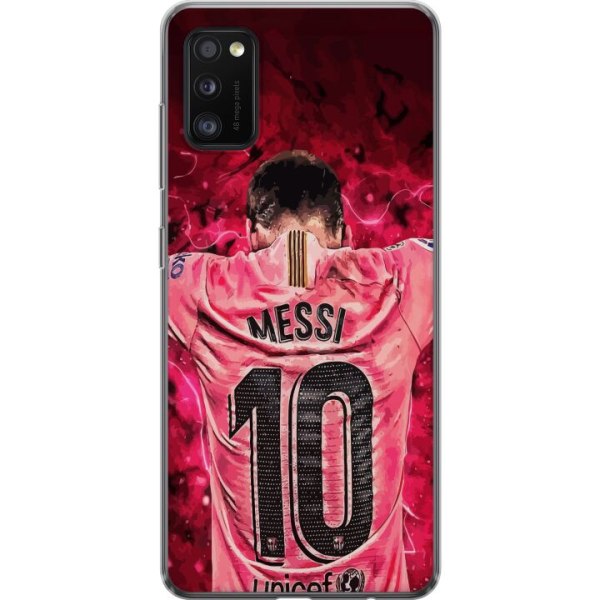 Samsung Galaxy A41 Gjennomsiktig deksel Messi