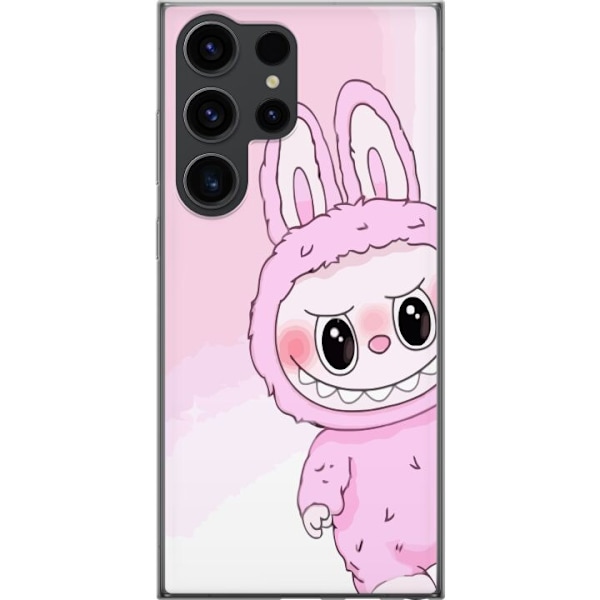 Samsung Galaxy S24 Ultra Genomskinligt Skal Labubu Bunny Serie