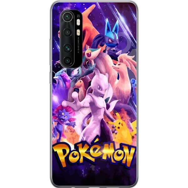 Xiaomi Mi Note 10 Lite Genomskinligt Skal Pokemon