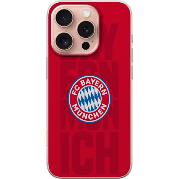 Apple iPhone 16 Pro Läpinäkyvä kuori FC Bayern München