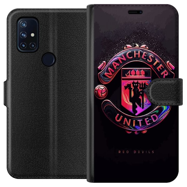 OnePlus Nord N10 5G Plånboksfodral Manchester United