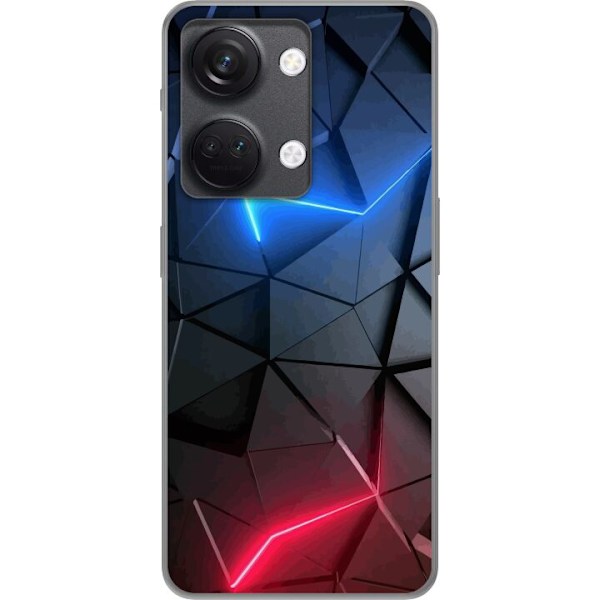 OnePlus Nord 3 Gennemsigtig cover Neonljus