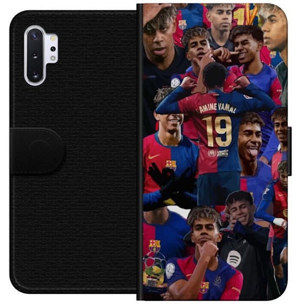 Samsung Galaxy Note10+ Lompakkokotelo Lamine Yamal mobiilikotelo jalkapallofaneille