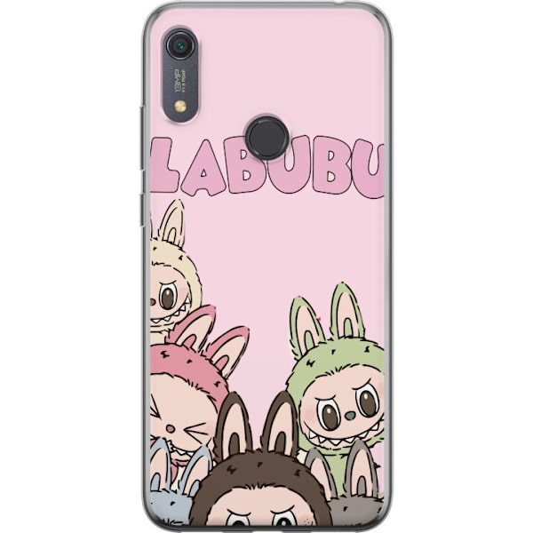 Huawei Y6s (2019) Läpinäkyvä kuori Labubu Pop Mart Hahmot Keräilykohteet Suosittu Hahmosarja Suunnittelu Pop Mart Leikkikalutaide Aihe
