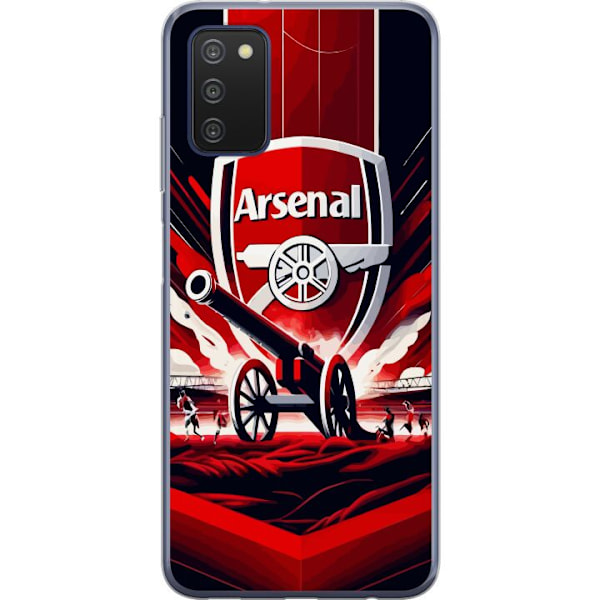 Samsung Galaxy A03s Läpinäkyvä kuori Arsenal