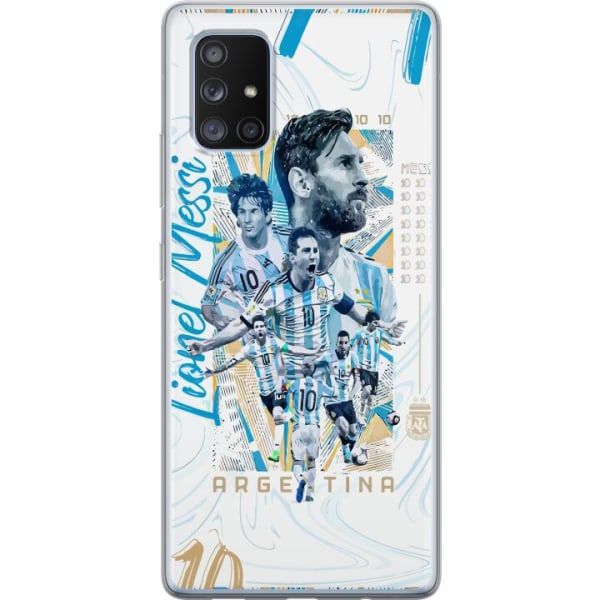 Samsung Galaxy A71 5G Gennemsigtig cover Lionel Messi