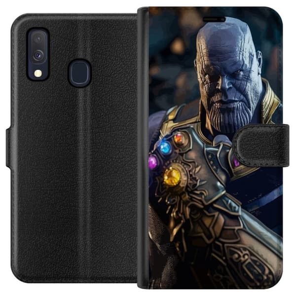 Kompatibel Tegnebogsetui til Samsung Galaxy A40 Thanos Marvel