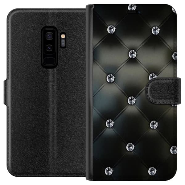 Kompatibel Tegnebogsetui til Samsung Galaxy S9+ Stor som diamant