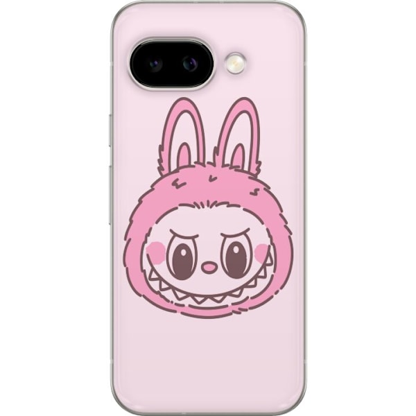 Google Pixel 9a Läpinäkyvä kuori Labubu Eläinradan Bunny-versio