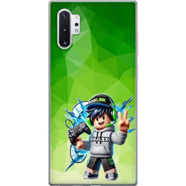 Kompatibelt Mobildeksel til Samsung Galaxy Note10+ Spelande avatarfigur grønn
