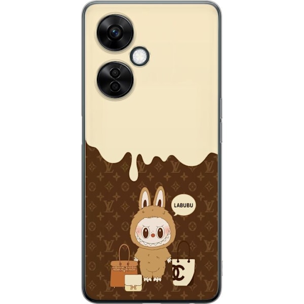 OnePlus Nord CE3 Läpinäkyvä kuori Labubu Blue Chill - Sinis