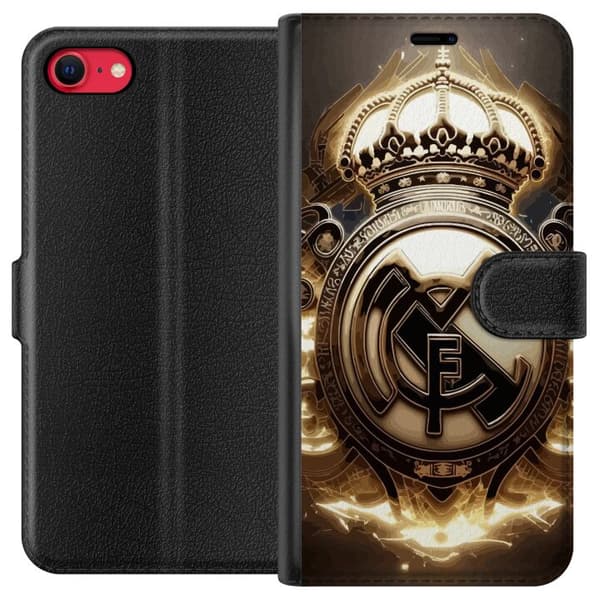 Kompatibel Tegnebogsetui til Apple iPhone 8 Real Madrid