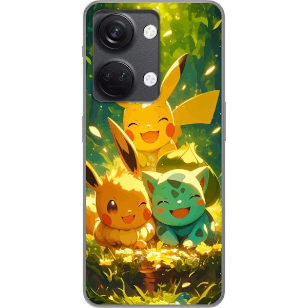 OnePlus Nord 3 Läpinäkyvä kuori Pixelmonster pelityyli - v